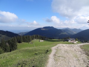 Blick auf die Bründling Alm